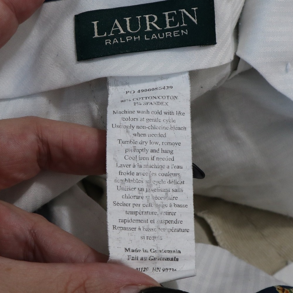 Lauren Ralph Lauren Corduroy Pants Mens‎ 42x30 Fine Wale Stretch Casual Workwear - Picture 2 of 9
